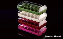 Boîte à macarons Macado transparente pour 12 macarons Silikomart