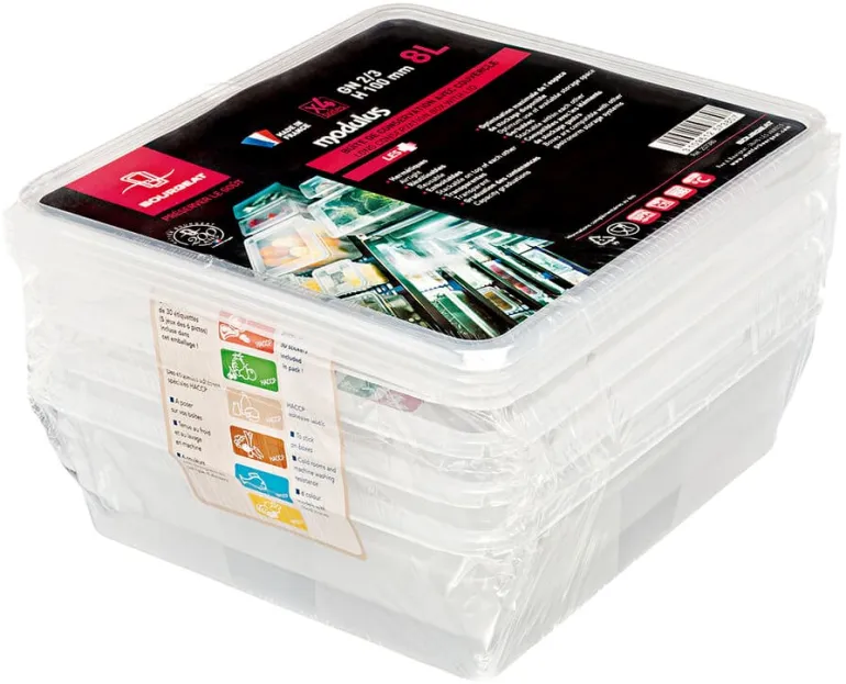 Boîte Modulus rigide GN 2/3 (x 4) 35 x 32,5 x ht 10 cm Matfer