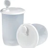 Boîte ronde (x 3) avec bouchon verseur