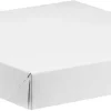 Boîte à tarte carrée blanche hauteur 5 cm 35 x 35 cm (x 25)