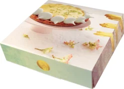 Boîte tarte carrée "Exquise" hauteur 5 cm 26 x 26 cm (x 50)
