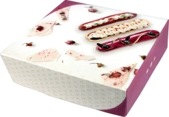 Boîte tarte carrée "Fantaisie" hauteur 5 cm 23 x 23 cm (x 50)
