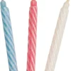Bougies d'anniversaire (x 100) couleurs assorties
