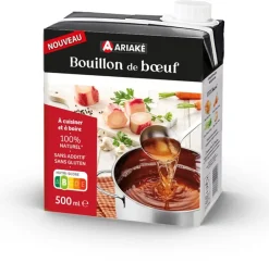Bouillon de boeuf 500 ml Ariake