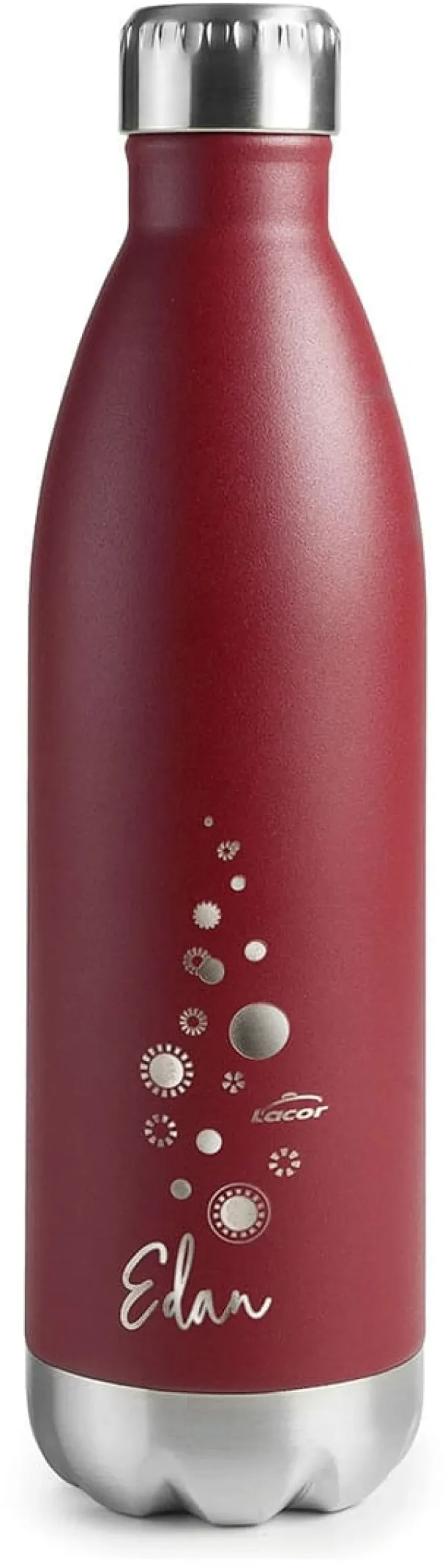 Bouteille isotherme Edan rouge 0,75 L Lacor