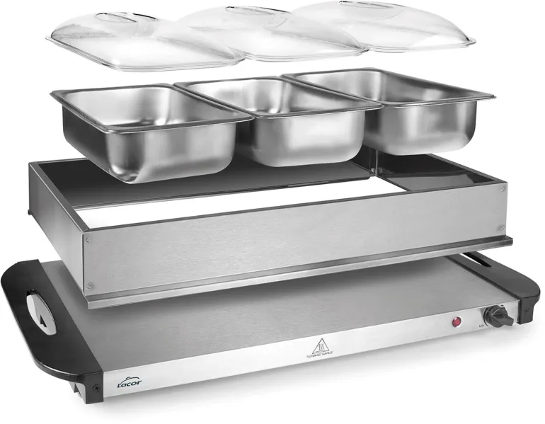 Buffet chauffant 3 bacs Lacor