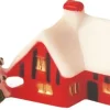 Cabanes sous la neige (x 72) décoration de bûche