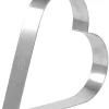 Cadre coeur inox hauteur 3,5 cm 18 cm Matfer