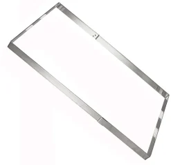 Cadre à entremets inox 56,5 x 36,5 x ht 3,5 cm Matfer