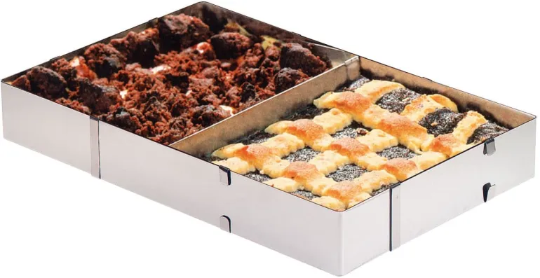 Cadre à pâtisserie inox extensible 18,5 à 34,5 cm Westmark