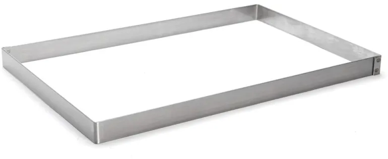 Cadre à pâtisserie inox 57 x 37 x ht 3,5 cm De Buyer