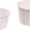 Caissette papier blanc Ø 4,4 x ht 3,5 cm (x 250) Nordia