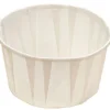 Caissettes blanches (x 250) Ø 5,4 x ht 4 cm Nordia