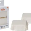 Caissettes mini cakes (x 36) coloris blanc 8 x 5 x ht 3,2 cm Decora