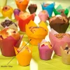 Caissette Tulipcup orange (x 200) droite Ø 5 x ht 8 cm Nordia