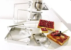 Carré inox à tarte 18 x 18 cm Matfer
