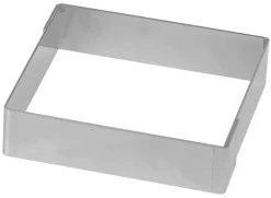 Carré inox 8,5 x 8,5 x ht 2 cm Mallard Ferrière