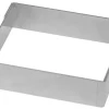 Carré à tarte inox bord droit ht 2 cm 9 cm Mallard Ferrière