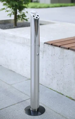 Cendrier extérieur sur pied