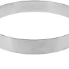 Cercle à entremets inox hauteur 3,5 cm Ø 12 cm Mallard Ferrière