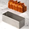 Cercle perforé pour viennoiserie forme rectangle 12 x 5 x ht 4,5 cm Pavoni