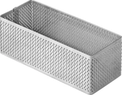 Cercle perforé pour viennoiserie forme rectangle 12 x 5 x ht 4,5 cm Pavoni