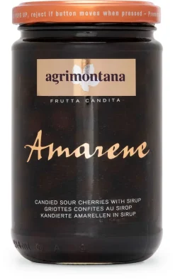 Cerises Amarena du Piemont confites au sirop 390 g Agrimontana