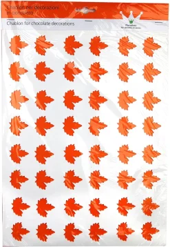Chablon en silicone 48 feuilles d'érable Martellato