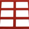 Chablon en silicone - 6 rectangles