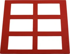 Chablon en silicone - 6 rectangles