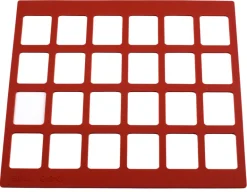 Chablon en silicone - 24 rectangles