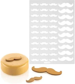 Chablon en silicone (x 2) 43 Moustaches Silikomart