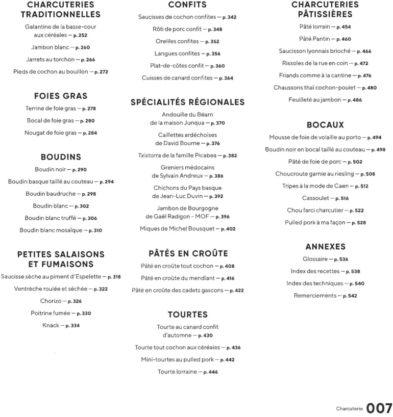 Charcuterie, Leçons en pas à pas de Sébastien Zozaya Le Chêne
