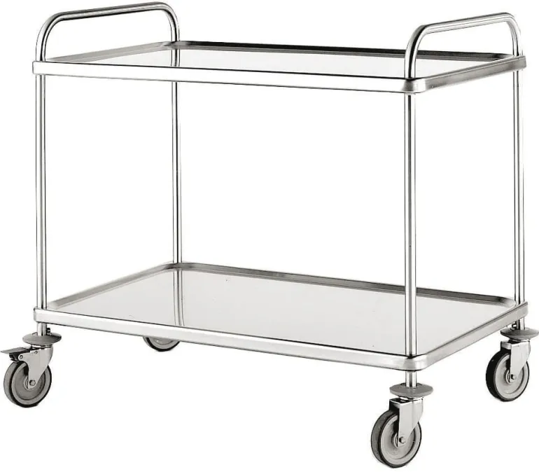 Chariot de service 2 plateaux