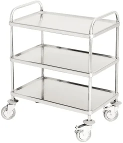 Chariot de service 3 plateaux