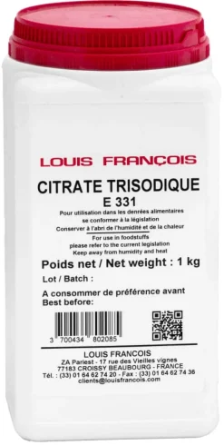 Citrate trisodique 1 kg Louis François