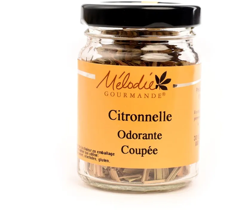 Citronnelle odorante feuilles 8 g Mélodie Gourmande