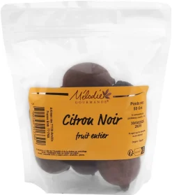 Citron noir entier 50 g Mélodie Gourmande