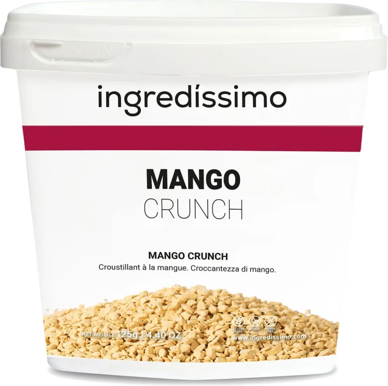 Éclats (crunchy) de mangue croustillants 125 g Ingredissimo