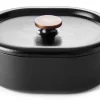 Cocotte ovale fonte émaillée Nori revêtement céramique 42 x 31,5 cm Beka