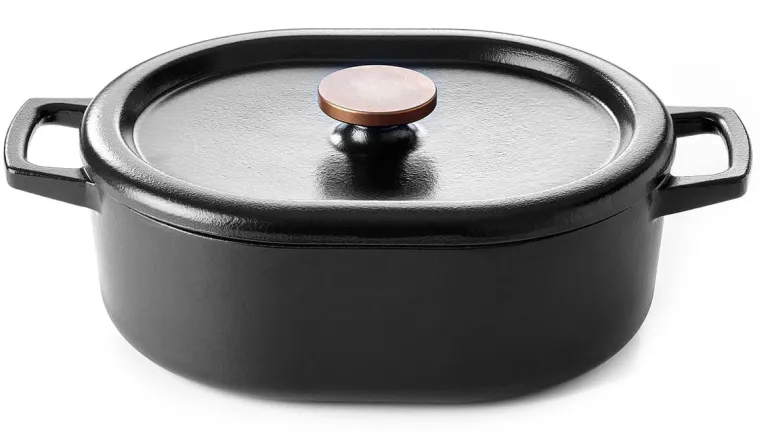 Cocotte ovale fonte émaillée Nori revêtement céramique 42 x 31,5 cm Beka