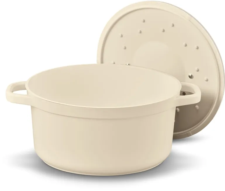 Cocotte ronde Plume beige Ø 24 cm Beka