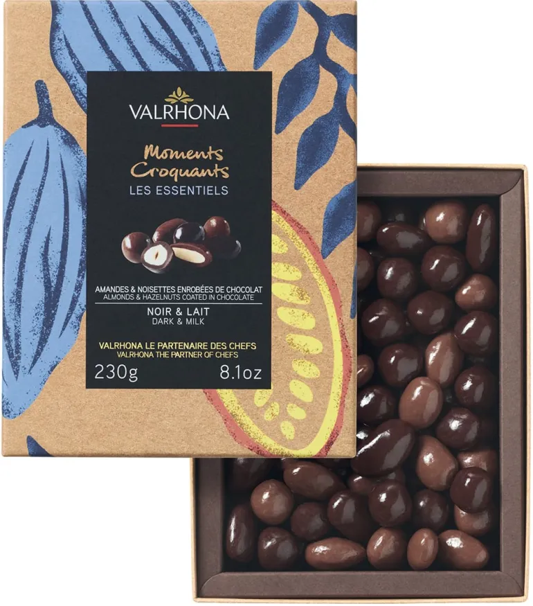 Coffret Equinoxe amandes noisettes 230 g Valrhona