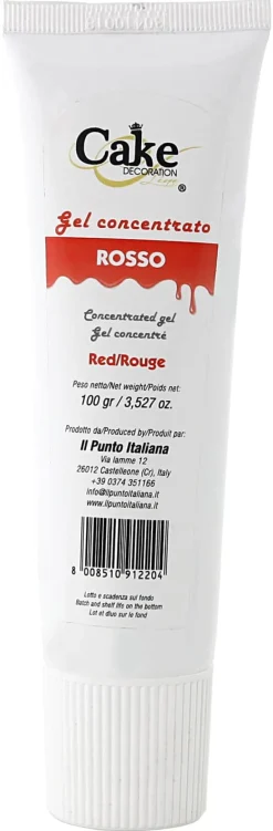 Colorant alimentaire en gel liposoluble Rouge 100 g Cake Décoration