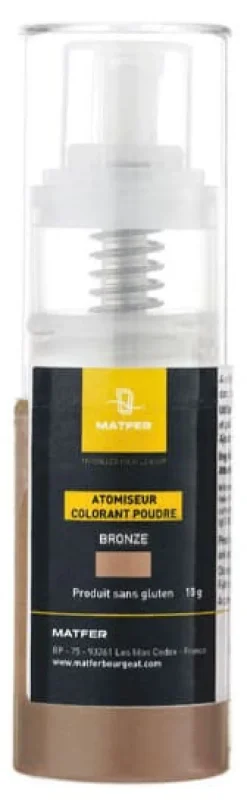 Colorant alimentaire en poudre bronze 10 g Matfer