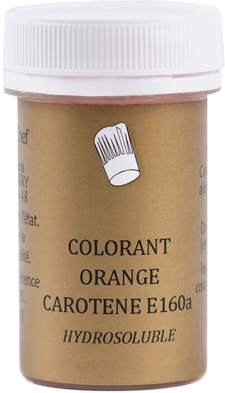 Colorant alimentaire en poudre orange carotène 10 g Selectarôme