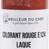 Colorant alimentaire en poudre rouge E124 25 g Selectarôme