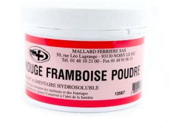 Colorant alimentaire en poudre rouge framboise 100 g Mallard Ferrière