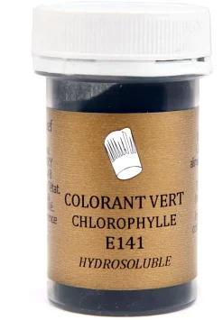 Colorant alimentaire en poudre vert chlorophylle 10 g Selectarôme