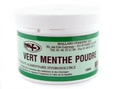 Colorant alimentaire en poudre vert menthe 100 g Mallard Ferrière